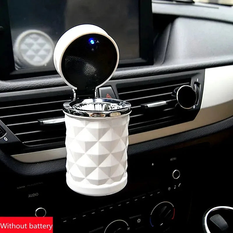 Car Ashtray with LED Lid & Air Fresh Filter