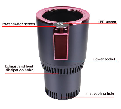 Smart Cooling & Heating Car Cup Holder