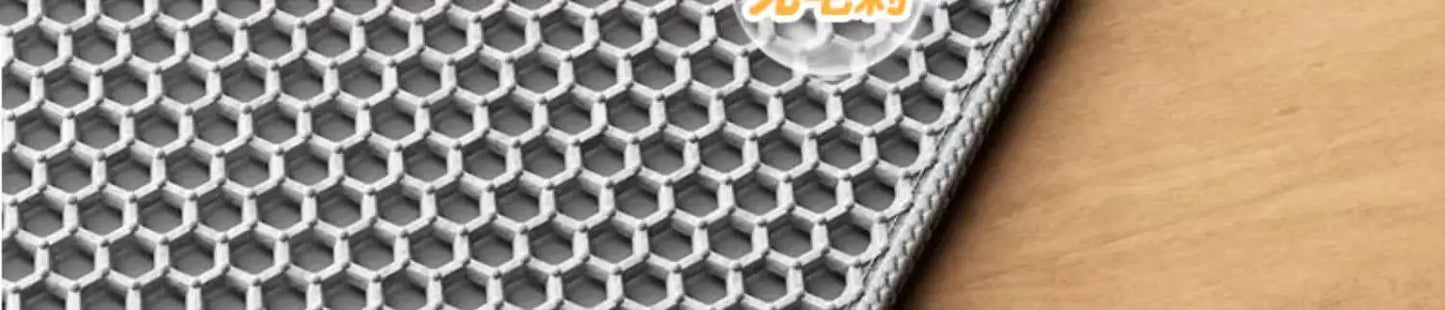 Premium Honeycomb Cat Litter Trapping Mat