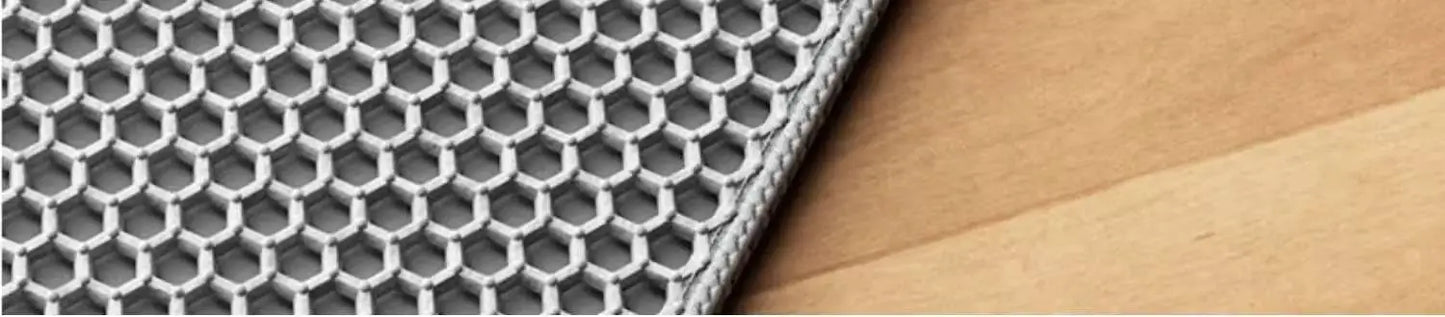 Premium Honeycomb Cat Litter Trapping Mat
