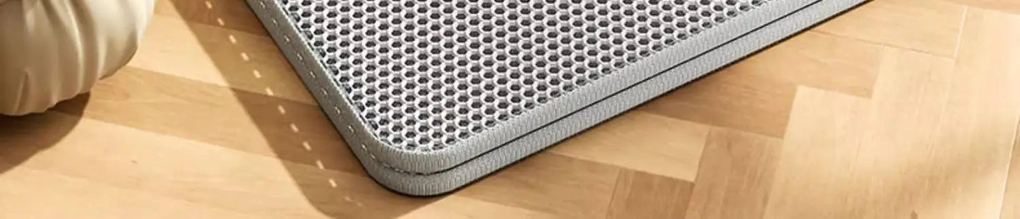 Premium Honeycomb Cat Litter Trapping Mat