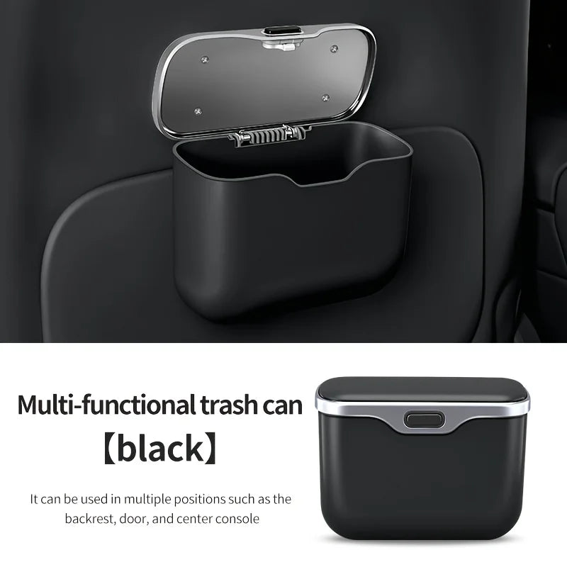 Car Seat Gap Trash Bin with Lid