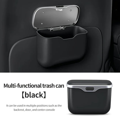 Car Seat Gap Trash Bin with Lid