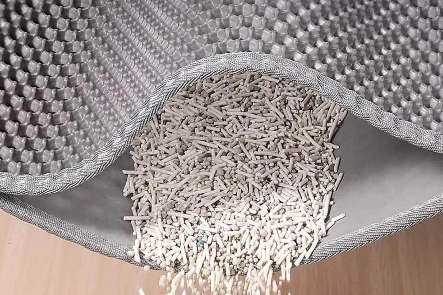 Premium Honeycomb Cat Litter Trapping Mat