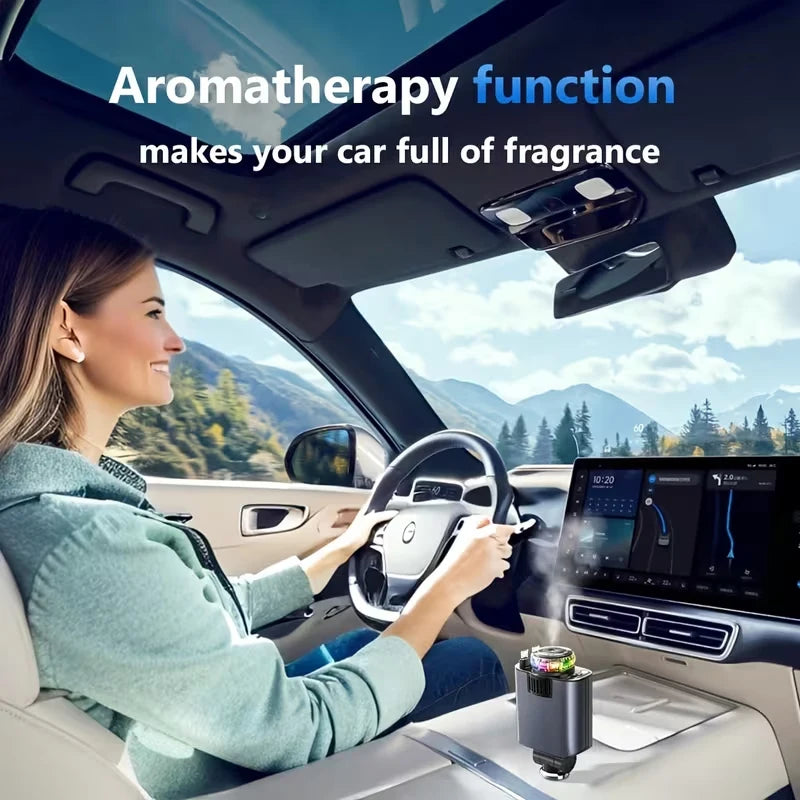 AuraDrive : Multi-Mode Smart Car Humidifier & Scentscape