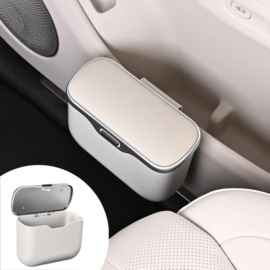 Car Seat Gap Trash Bin with Lid