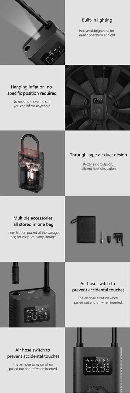 Portable Smart Air Compressor Pump