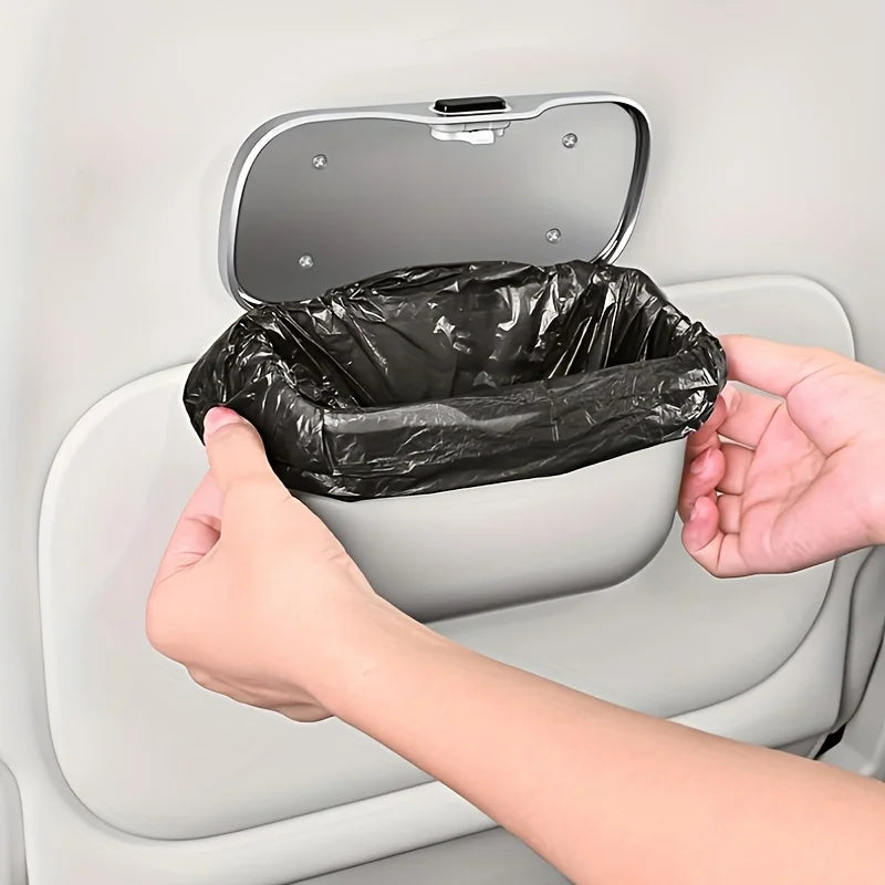 Car Seat Gap Trash Bin with Lid