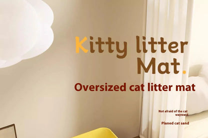 Premium Honeycomb Cat Litter Trapping Mat