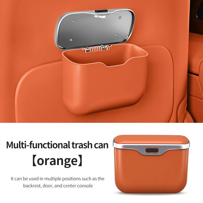 Car Seat Gap Trash Bin with Lid