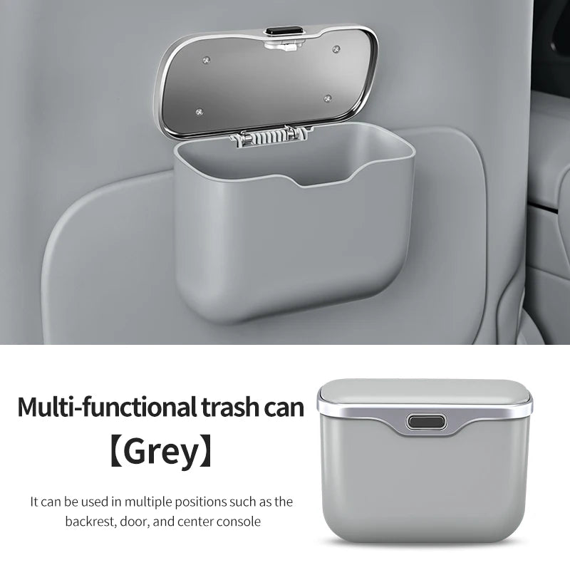 Car Seat Gap Trash Bin with Lid
