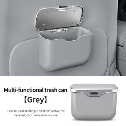 Car Seat Gap Trash Bin with Lid
