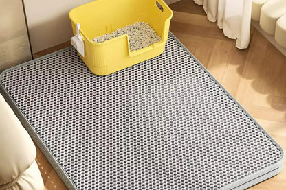 Premium Honeycomb Cat Litter Trapping Mat