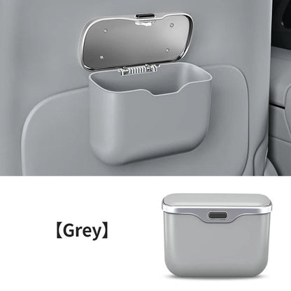 Car Seat Gap Trash Bin with Lid