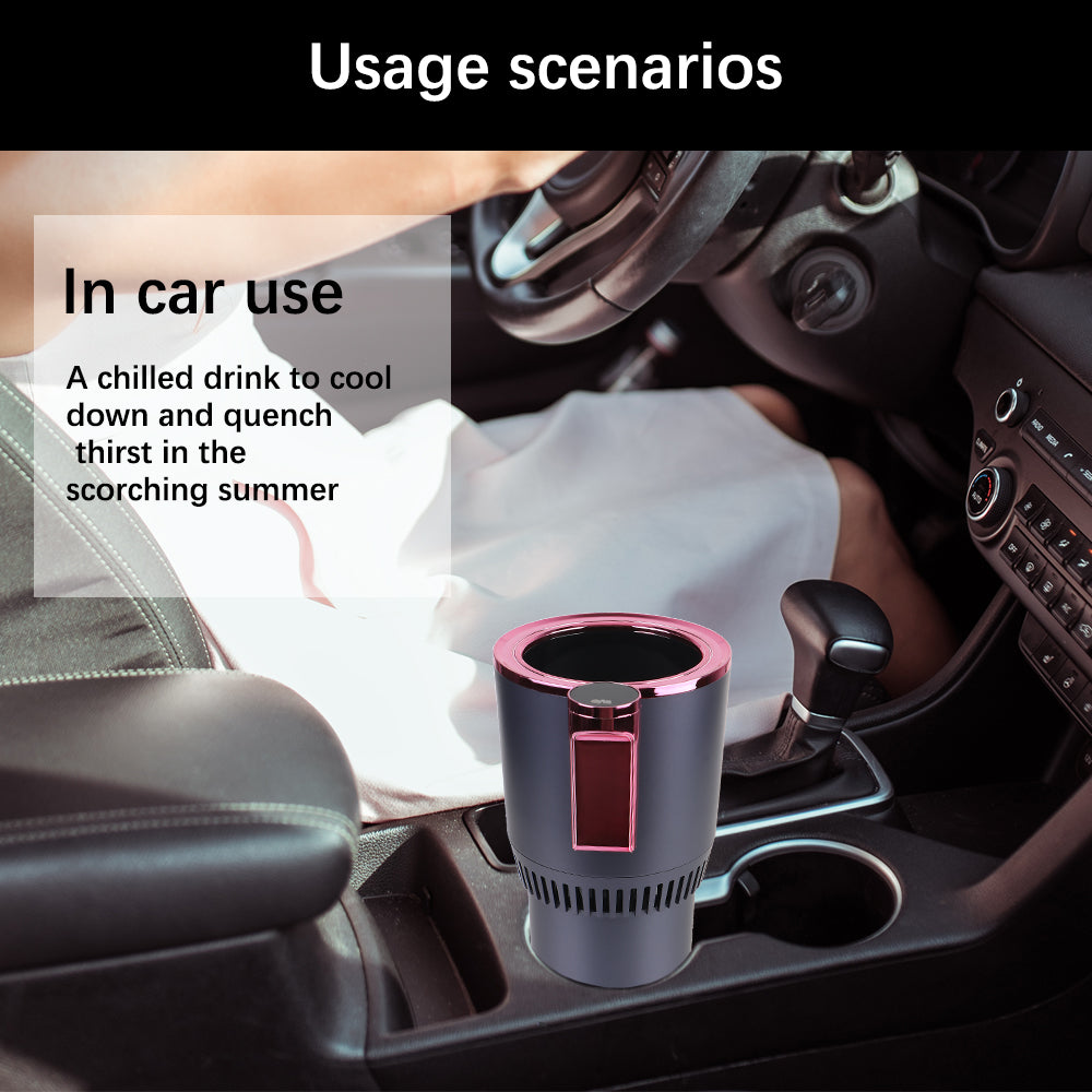Smart Cooling & Heating Car Cup Holder